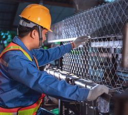 commercial industrial warehouse fencing near me Illinois