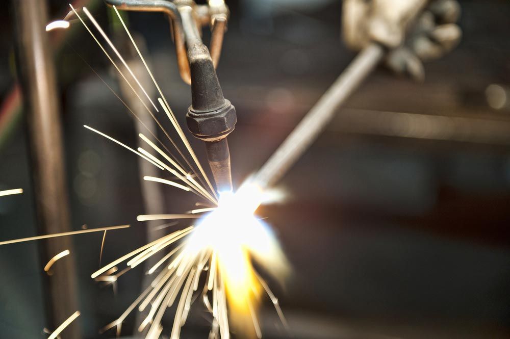Welding A Steel Rod