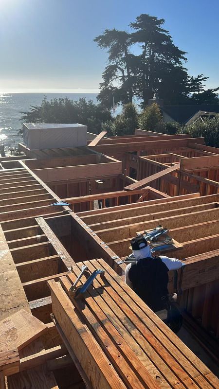 Wooden structure with a view of the ocean — San Jose, CA — DB Remodeling