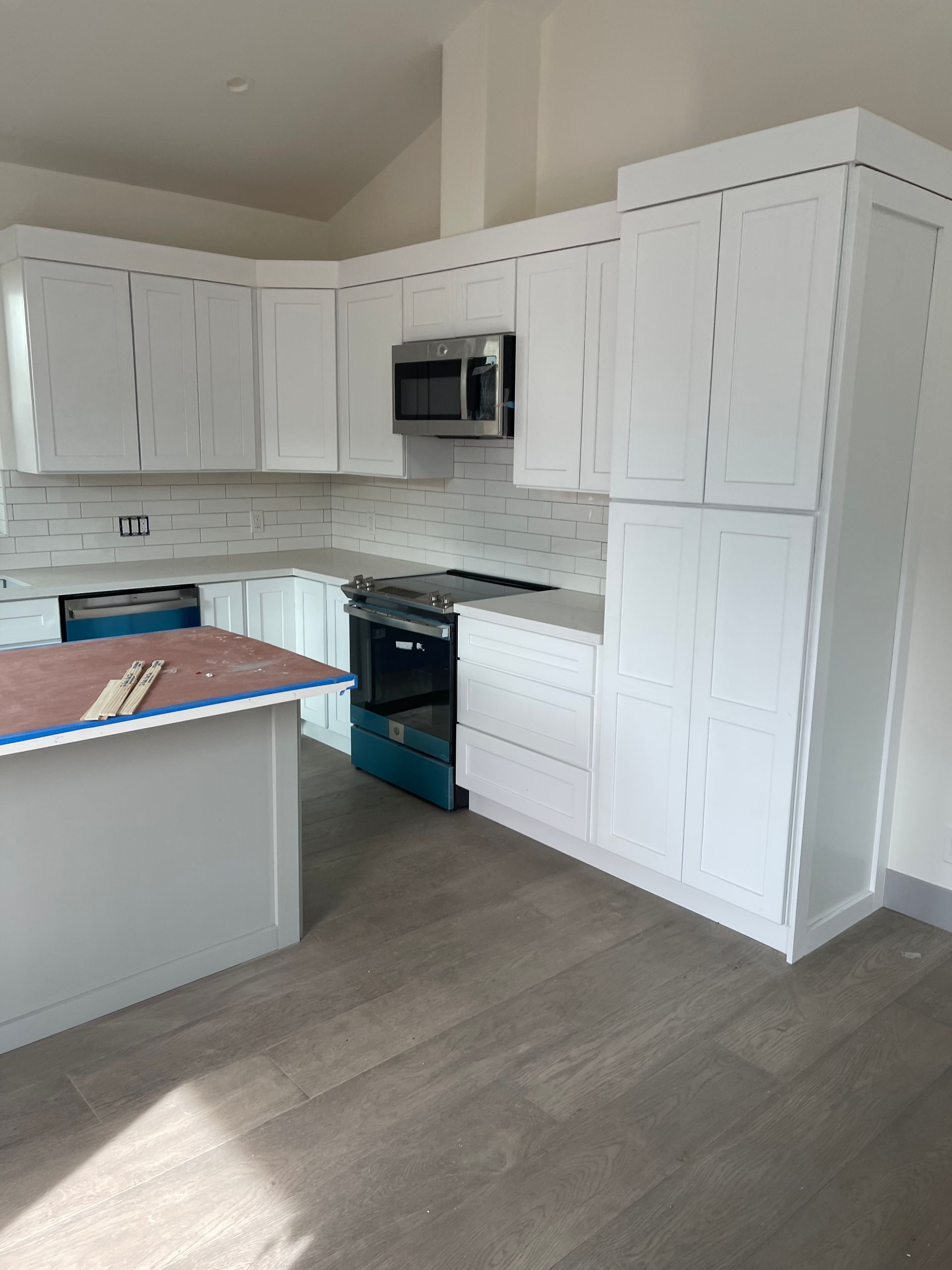 Kitchen with white cabinets — San Jose, CA — DB Remodeling