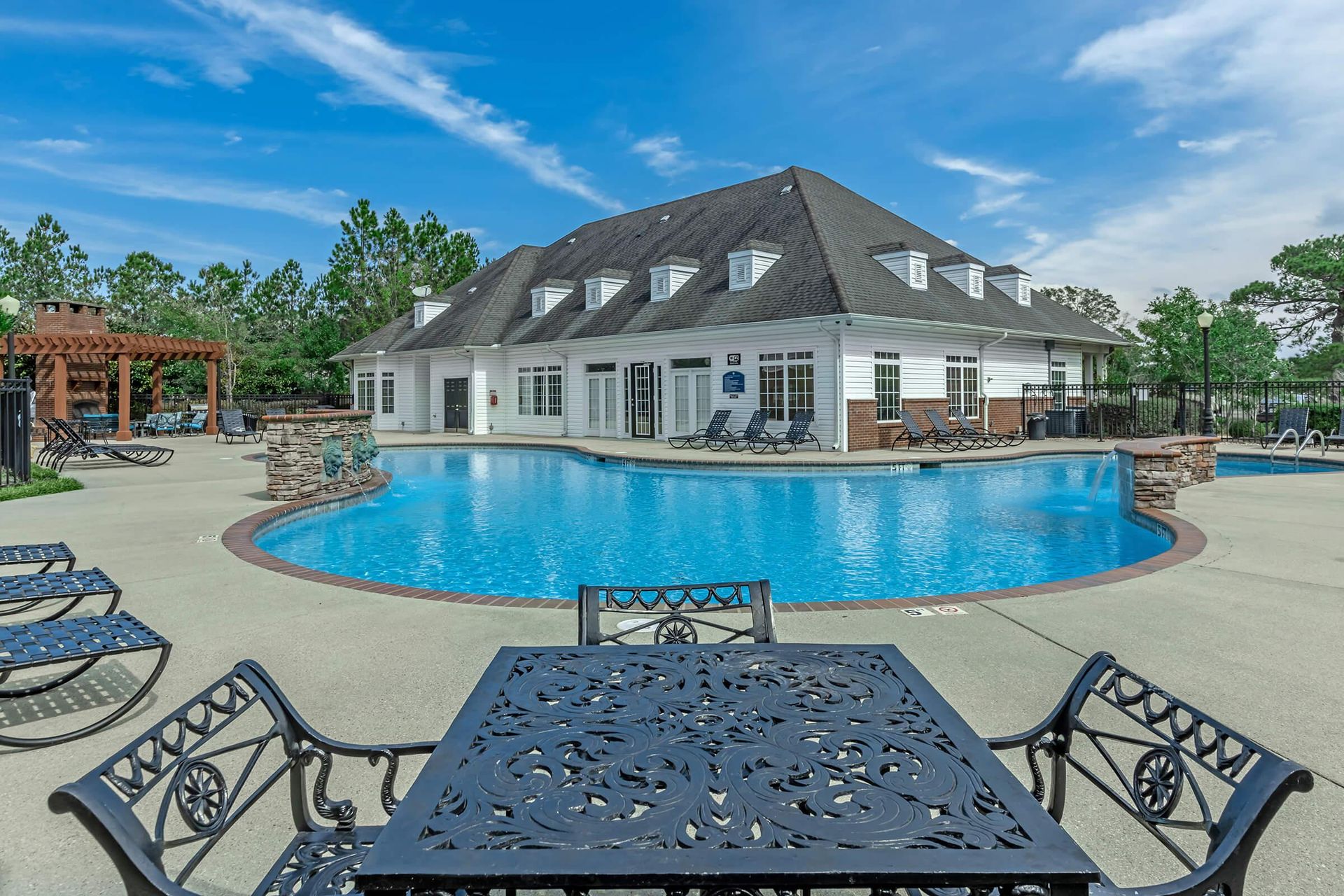Swimming pool at Reserve at Long Point.