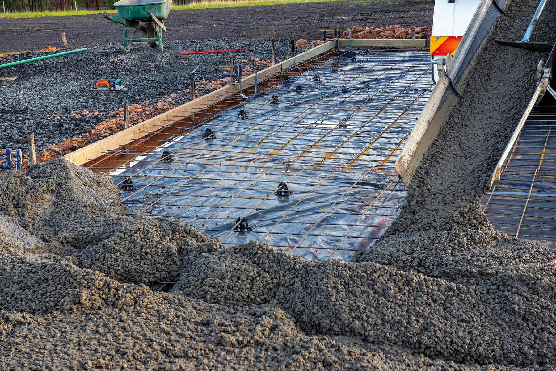 Pouring cement | Kogarah, NSW | Enhance Building