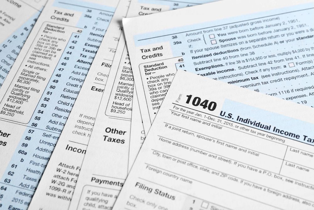 US Tax Form Paper