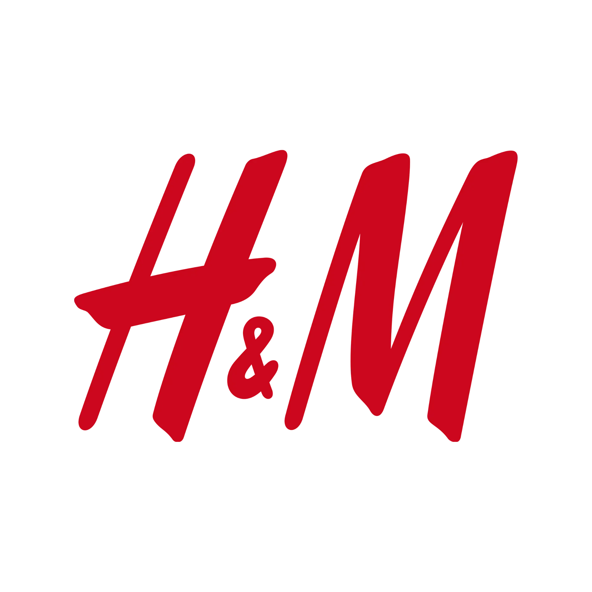 Red H&M logo.