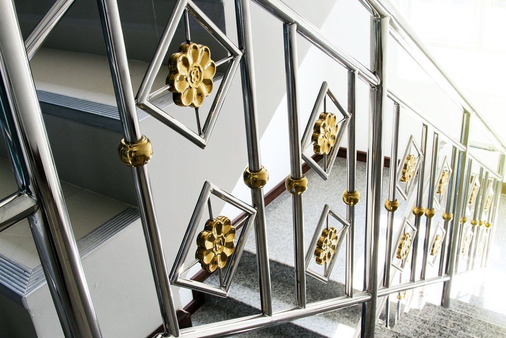 A Close up Of a Stainless Steel Railing on A Set of Stairs — FBM Fabrication In Wollongong, NSW