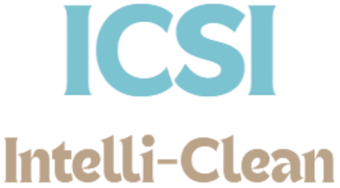 ICSI Intelli-Clean logo: blue