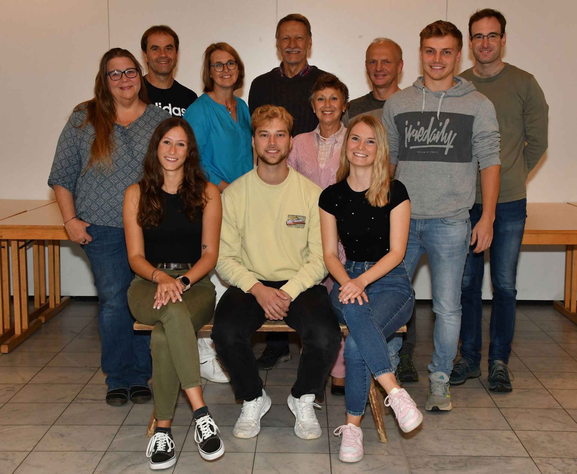 Die Schauspieler des Stücks 