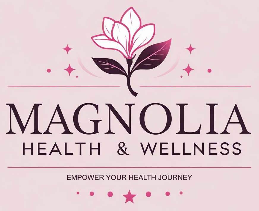 Pink Magnolia Health & Wellness logo.