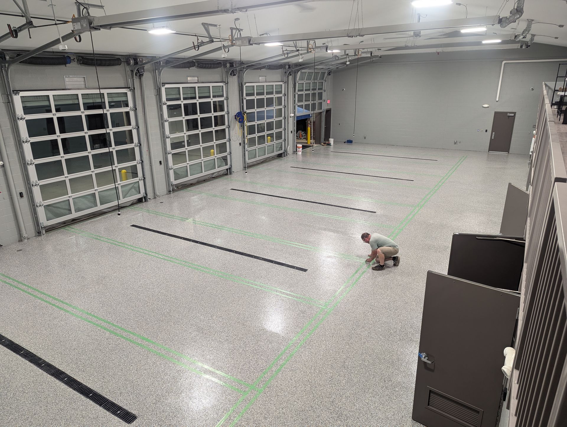 Epoxy Flake Floor in Brevard, NC