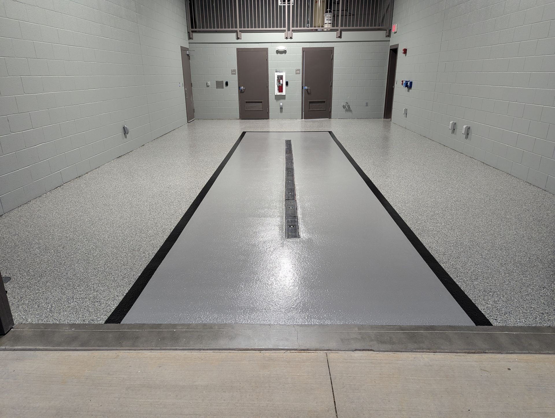 Epoxy Flake Floor in Brevard, NC