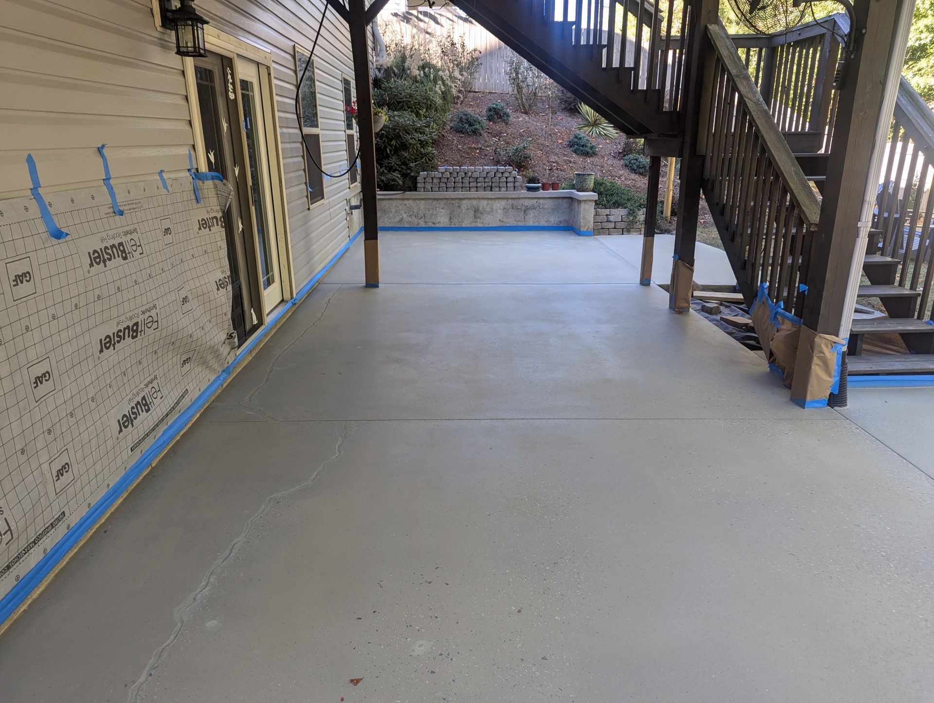 Concrete Patio Staining and Sealing in Boiling Springs, SC