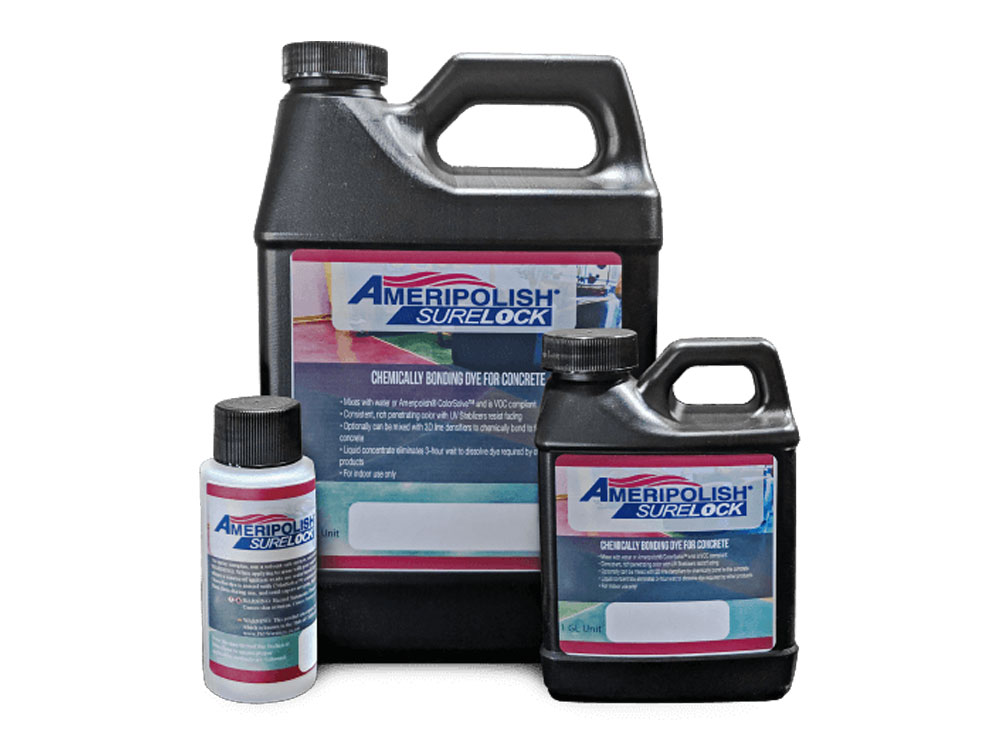 Three bottles of ameripolish are sitting next to each other on a white surface.