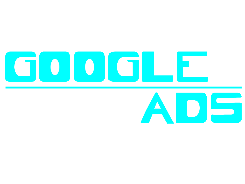 A blue google ads logo on a white background Google Ads