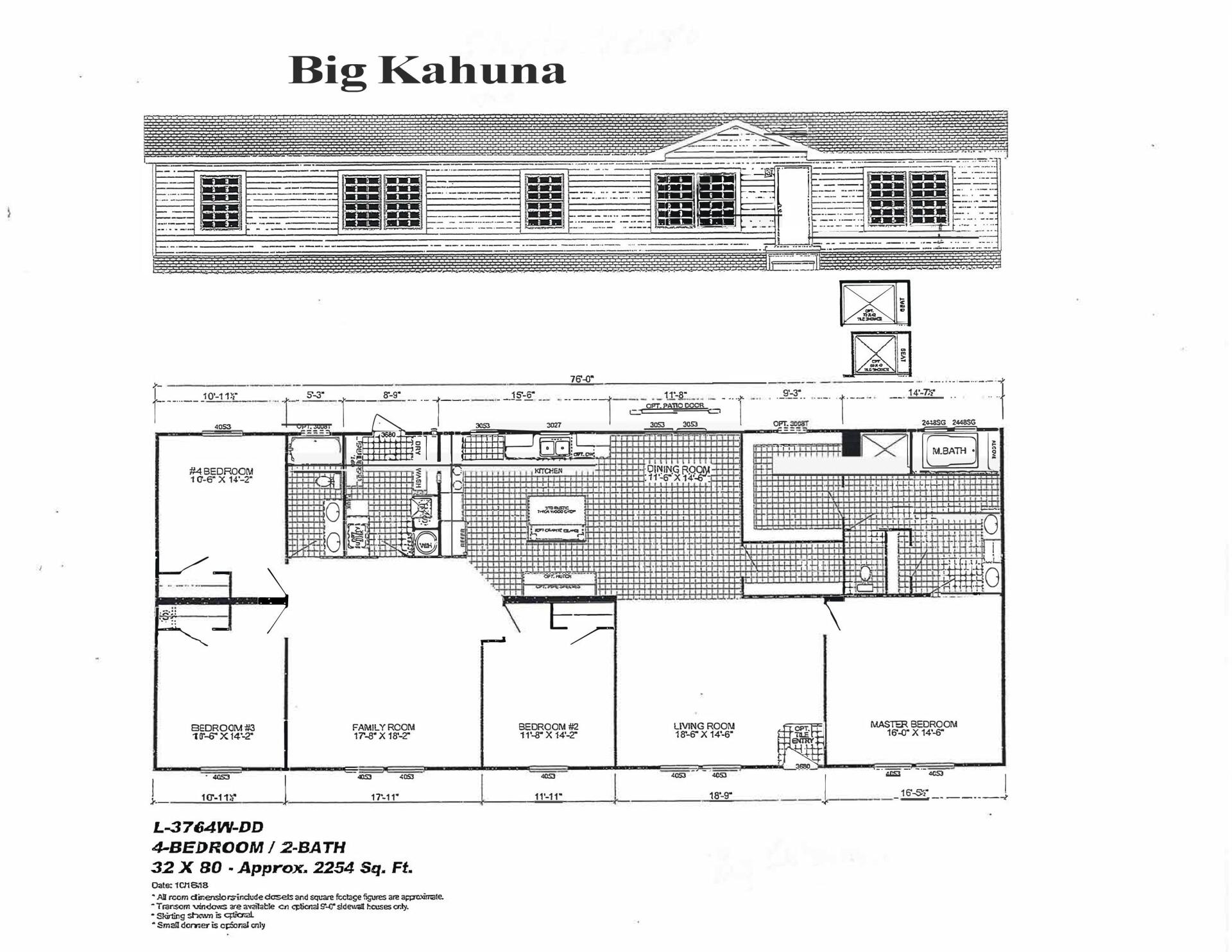 Big Kahuna Floor Plan