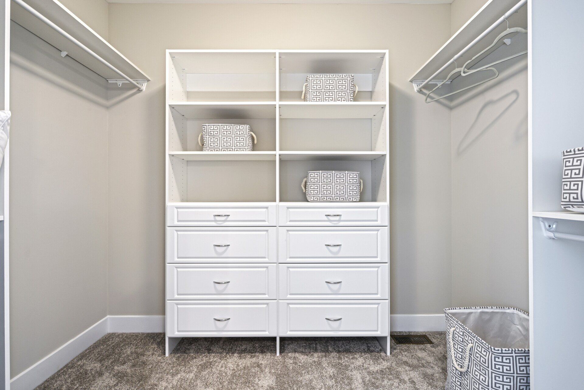 Owners closet in Northfield model at Cortland Park