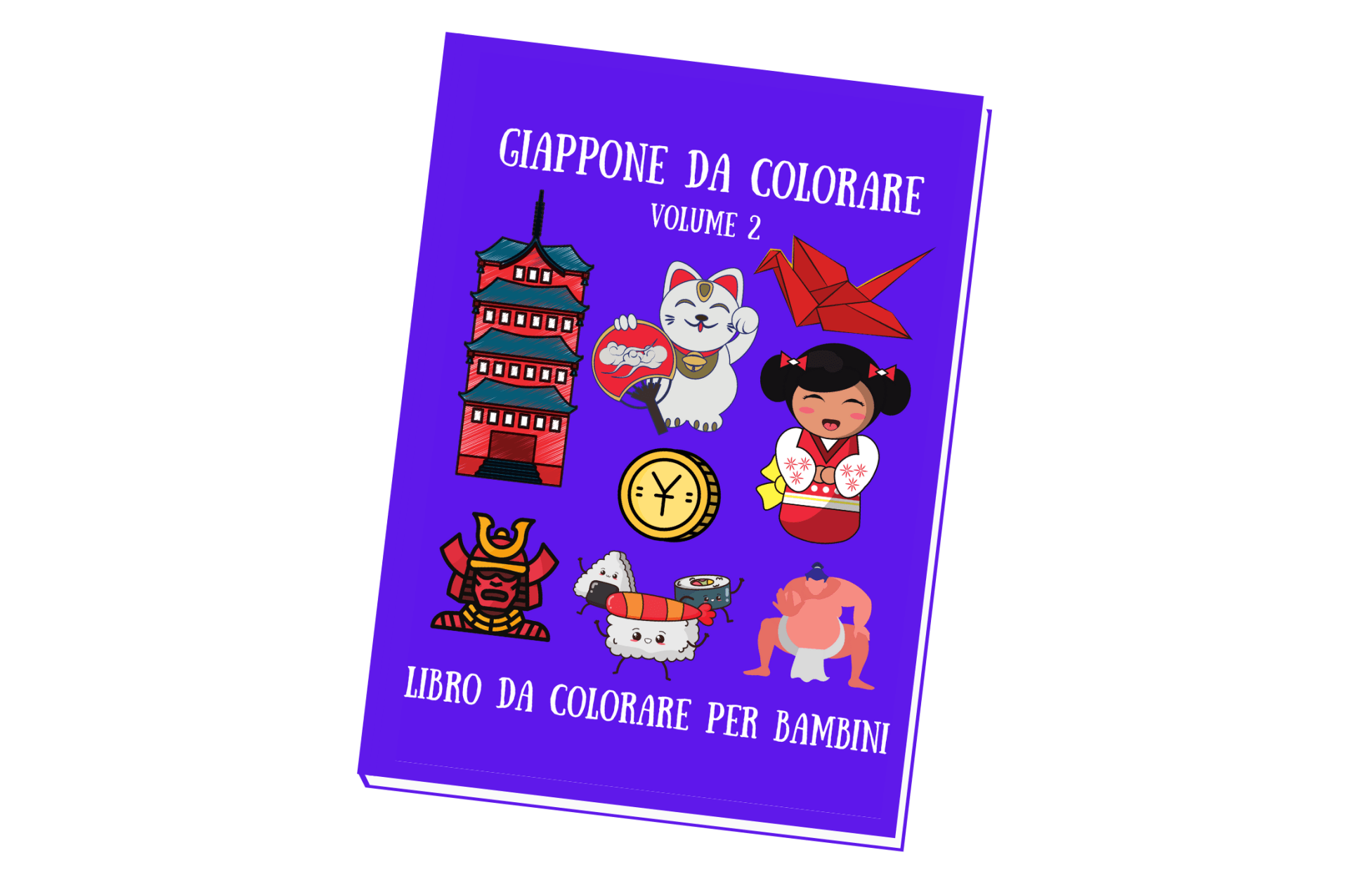 disegni giapponesi da colorare libro Giappone da colorare per bambini