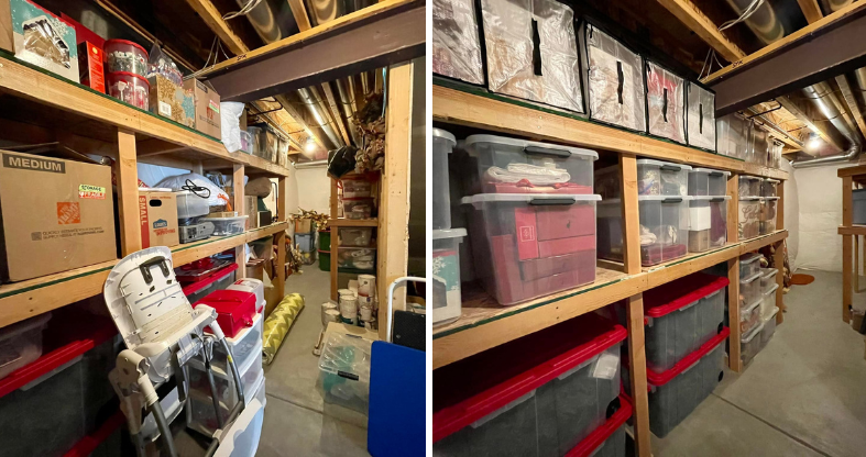 organized basement