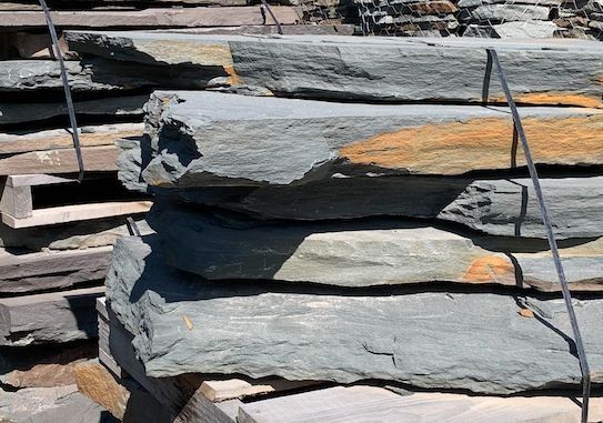 A pile of rocks stacked on top of each other.