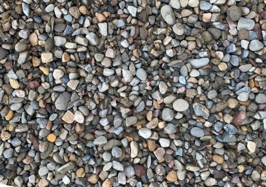 A pile of rocks of different sizes and colors.
