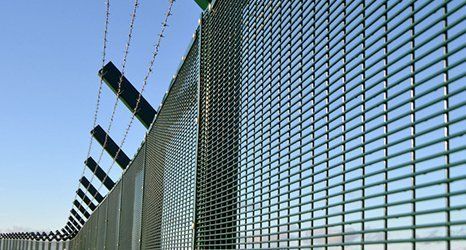 Weldmesh fencing