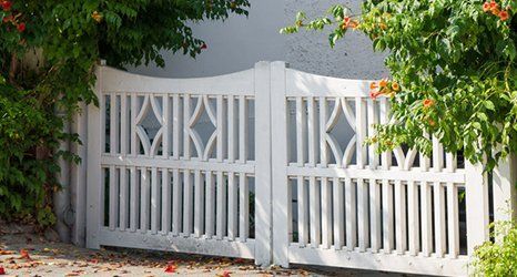 wooden gates