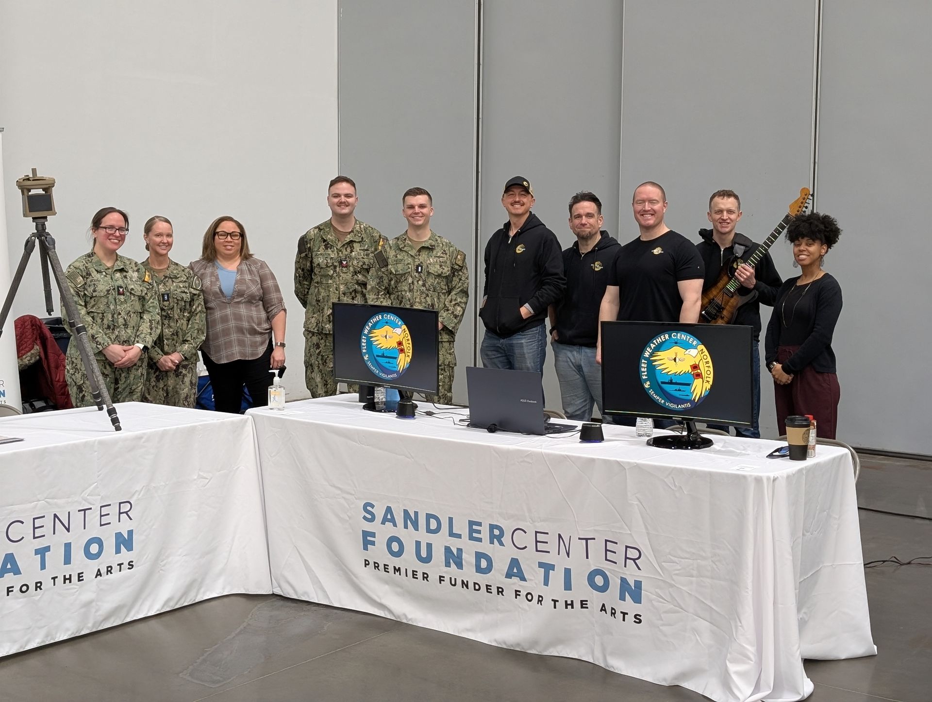 On the Road with Sailors, Storm, and Spotlights