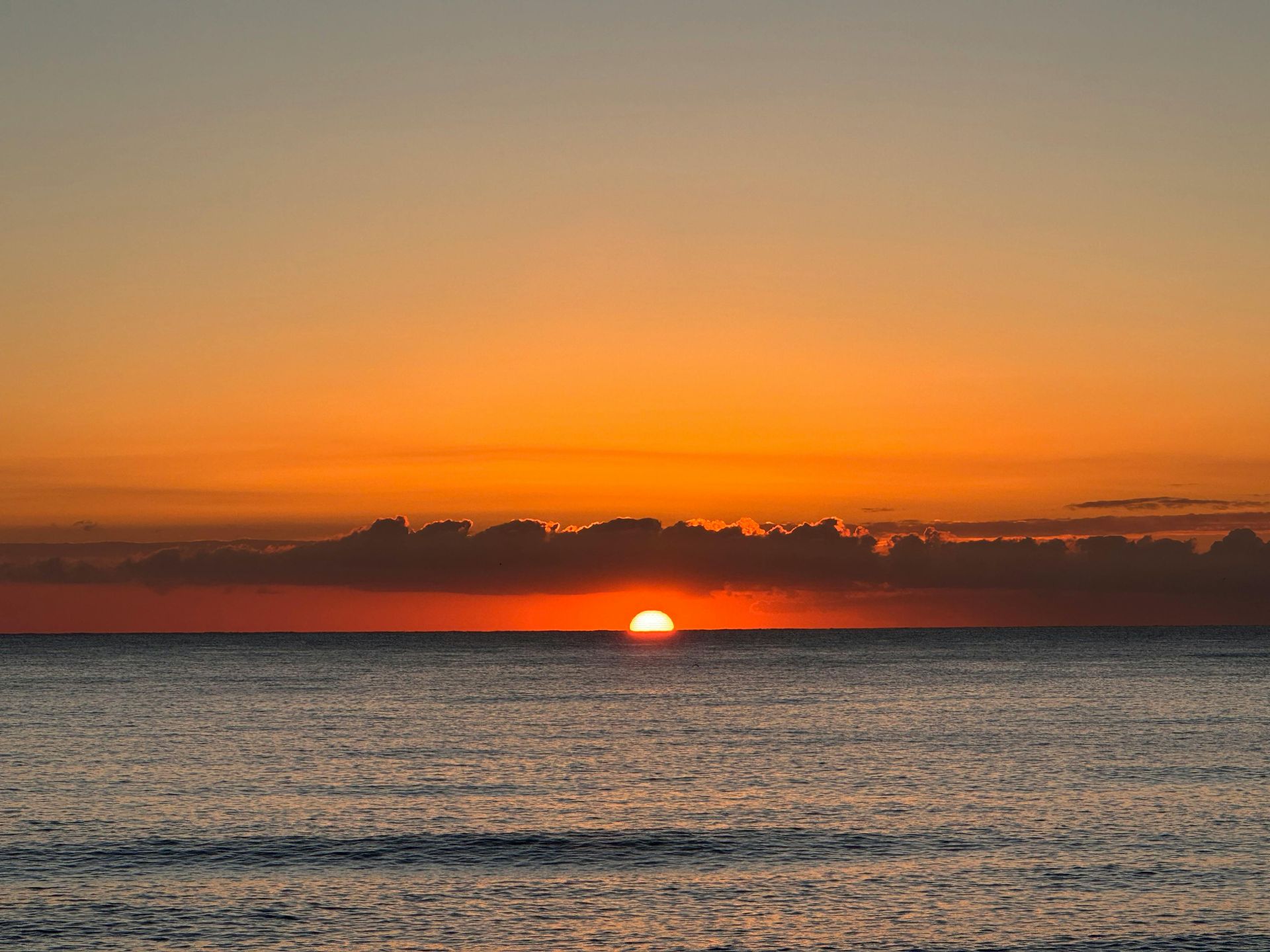 Ocean sunrise