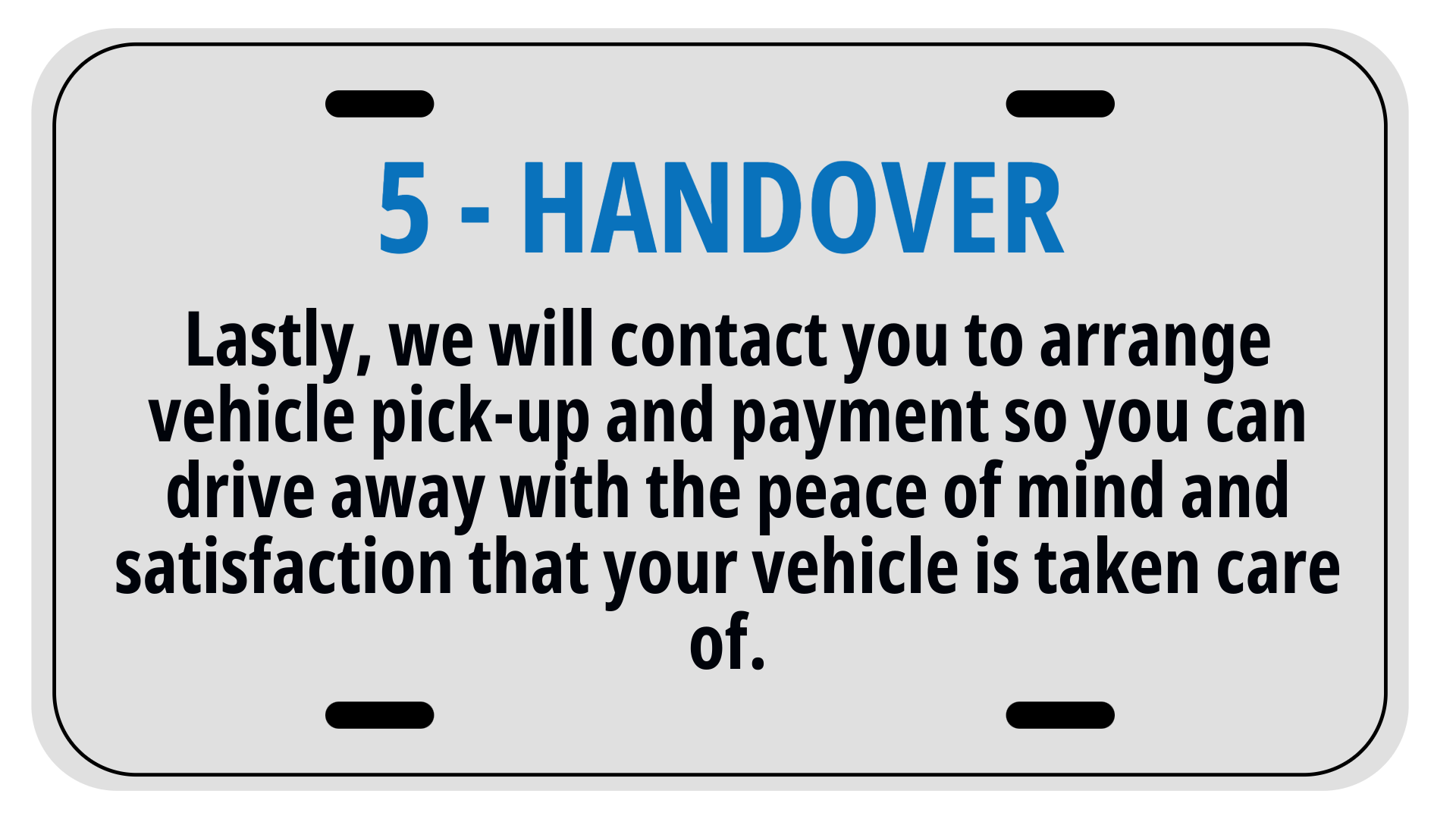 Handover - Proven Process of The Mechanics Tire & Auto | The Mechanics Tire & Auto