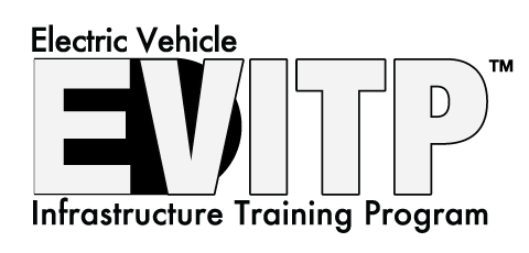 EVITP logo with bold black and white text: Electric Vehicle Infrastructure Training Program