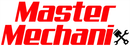 A red and white logo for master mechanics