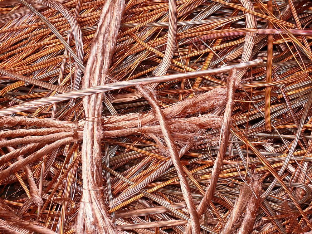 Tangled Copper Wiring, Various Gauges, and Sizes, With a Reddish-brown Hue — B & B Scrap Metal in Noosaville, QLD