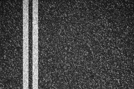 White Markings On The Road