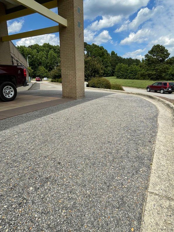Commercial Building Driveway