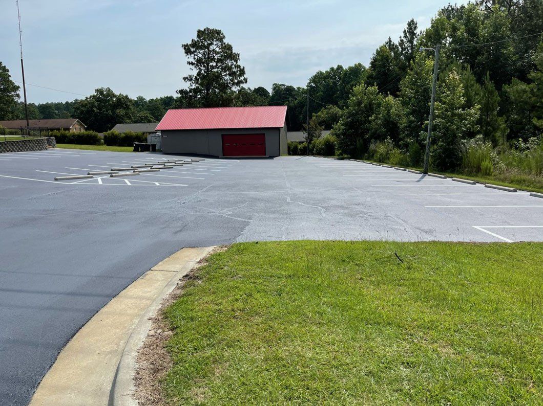 Parking Lot Of Commercial Property