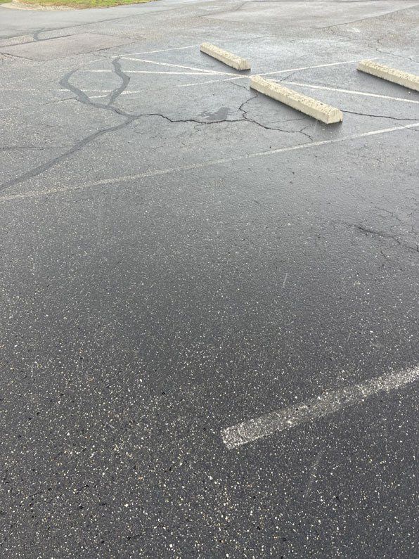 Sealcoating And White Markings On The Road