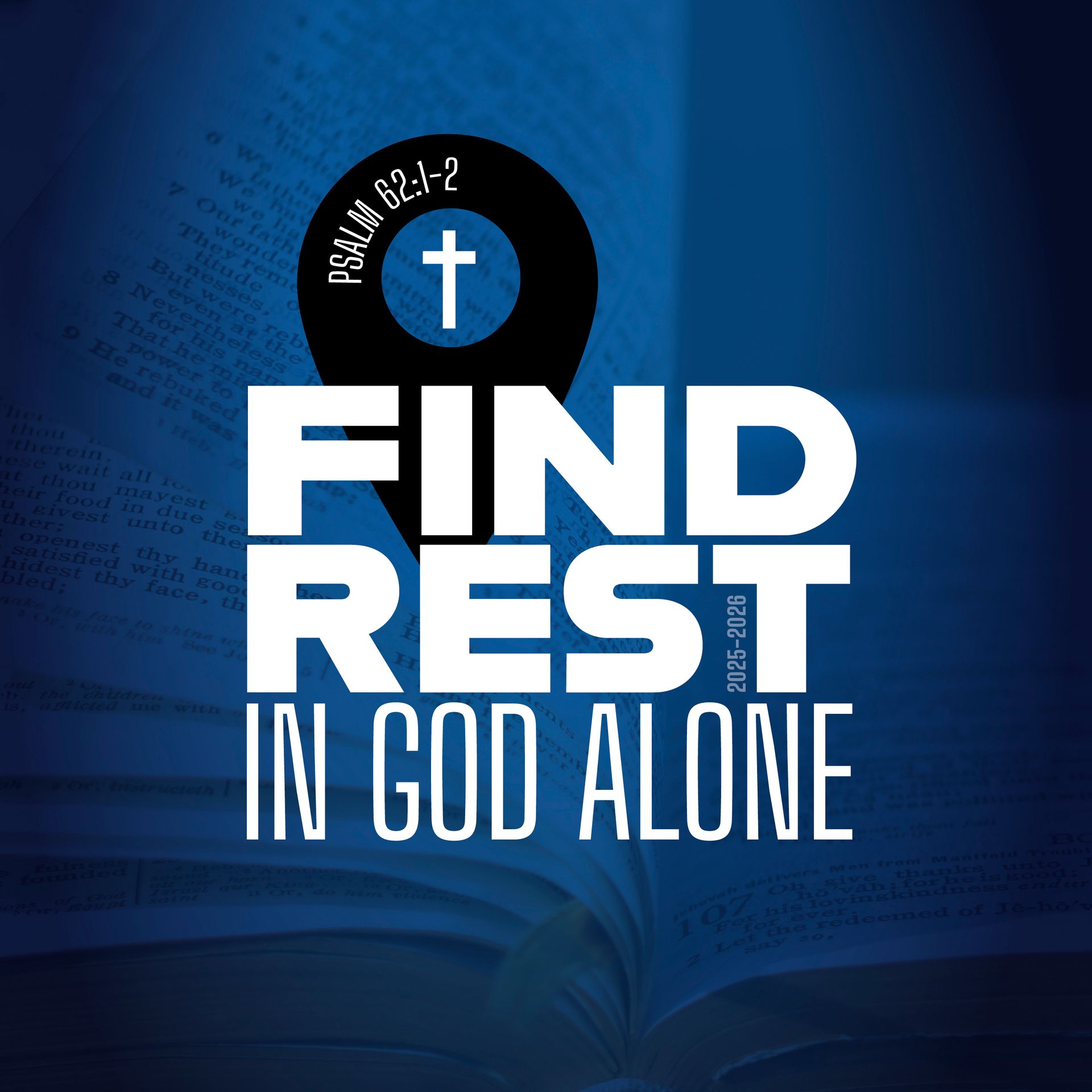 Theme logo for the new year - Find Rest in God Alone