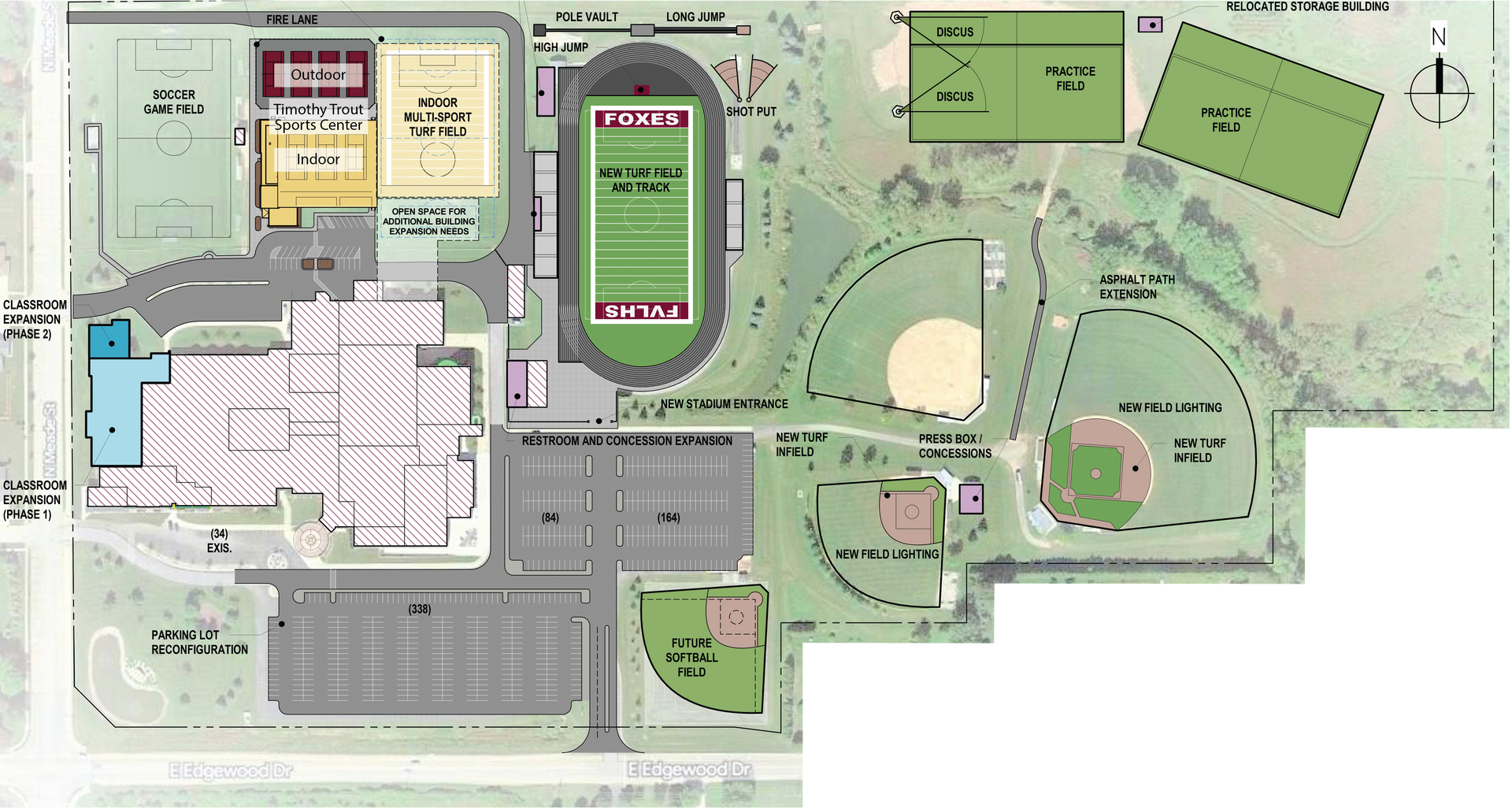 Drawing of the Tentative Site Plan for FVL