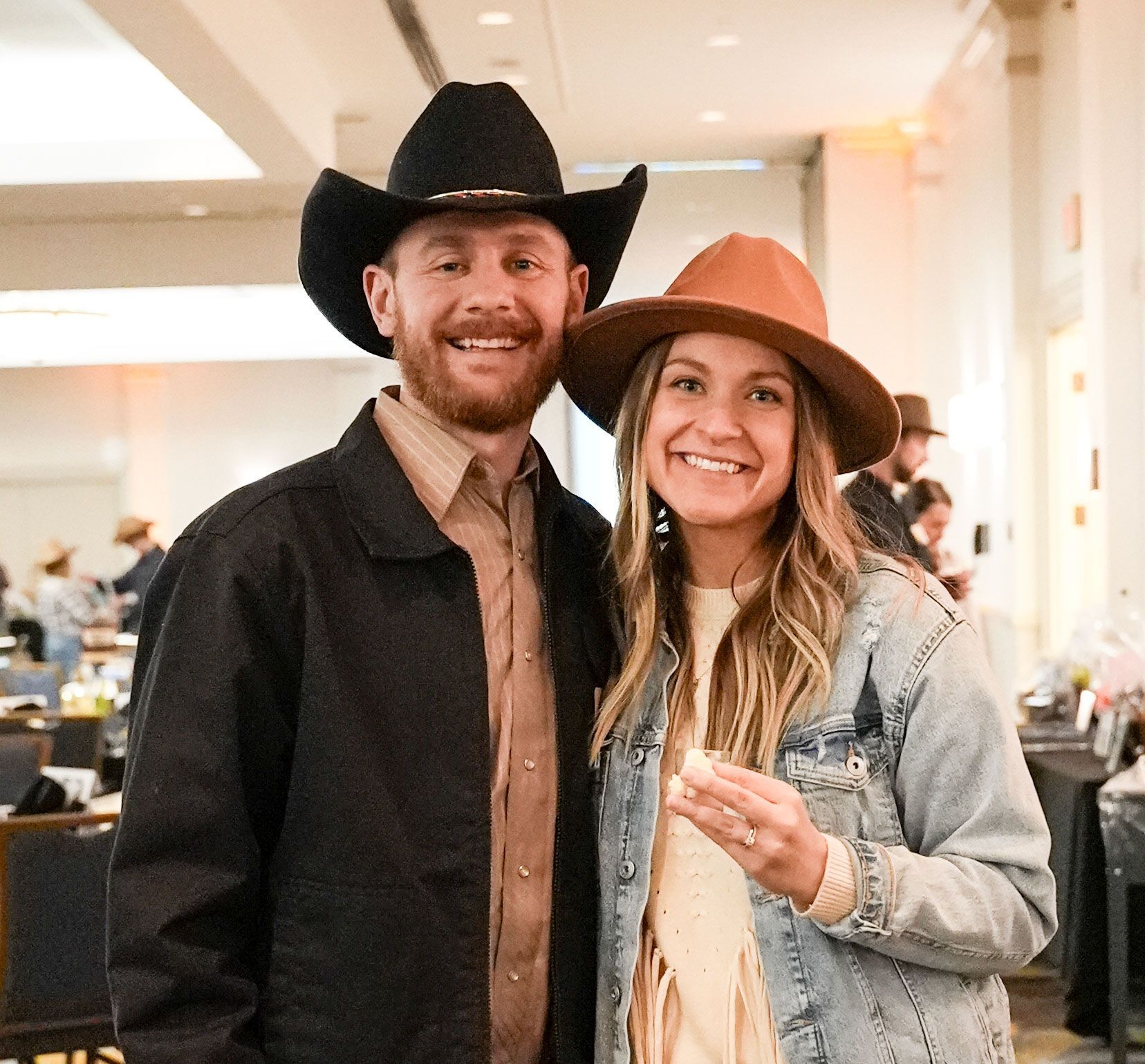 Cody and wife Tabitha at the 2024 FoxFest Dinner Auction