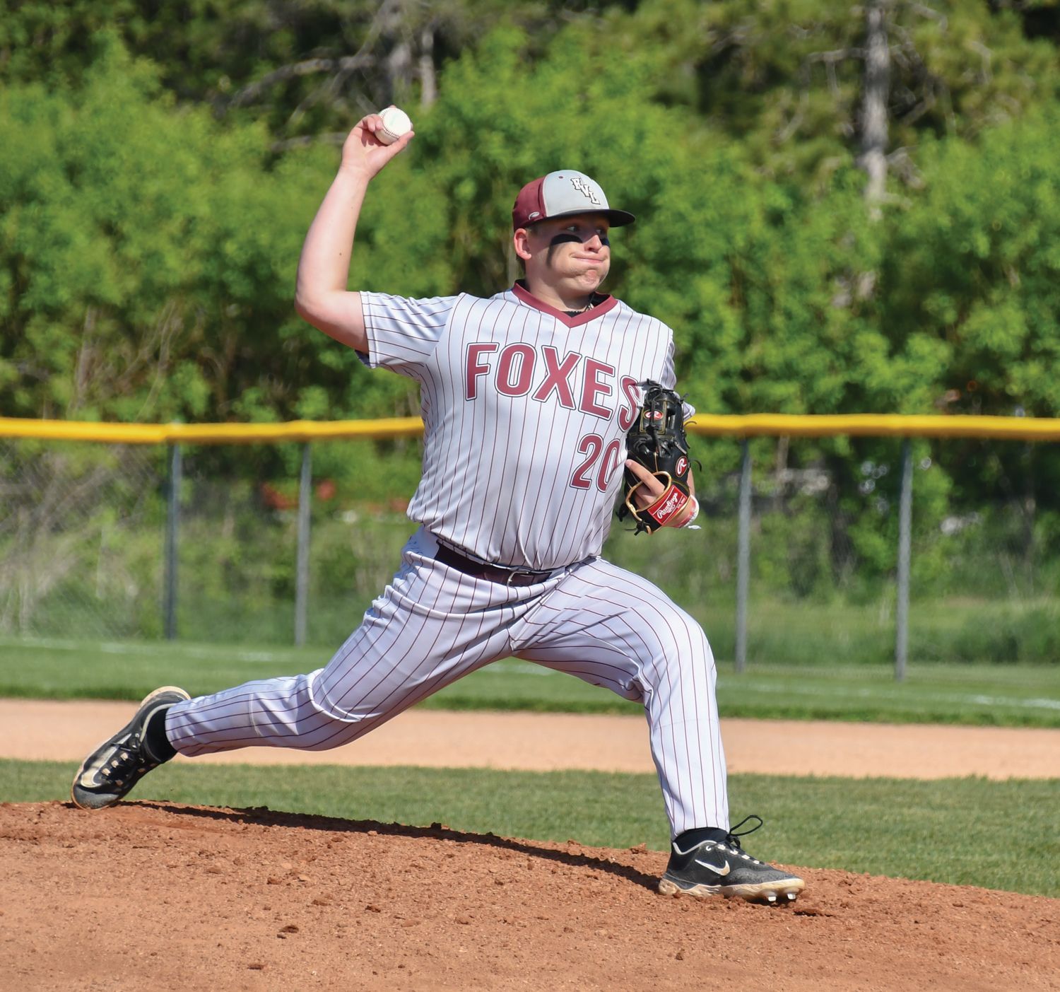 Josiah, about to release a pitch