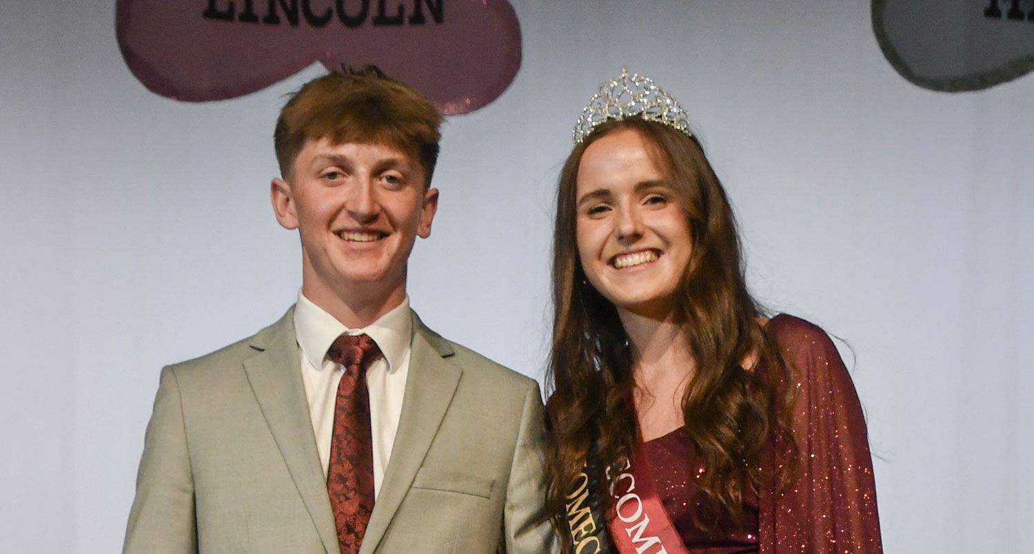 Director James Neujahr and student Claire Holland