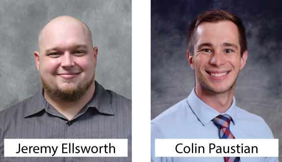 Head shot of Jeremy Ellsworth and Colin Paustian