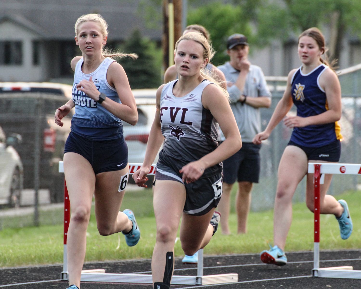 Alexa, focused during a race