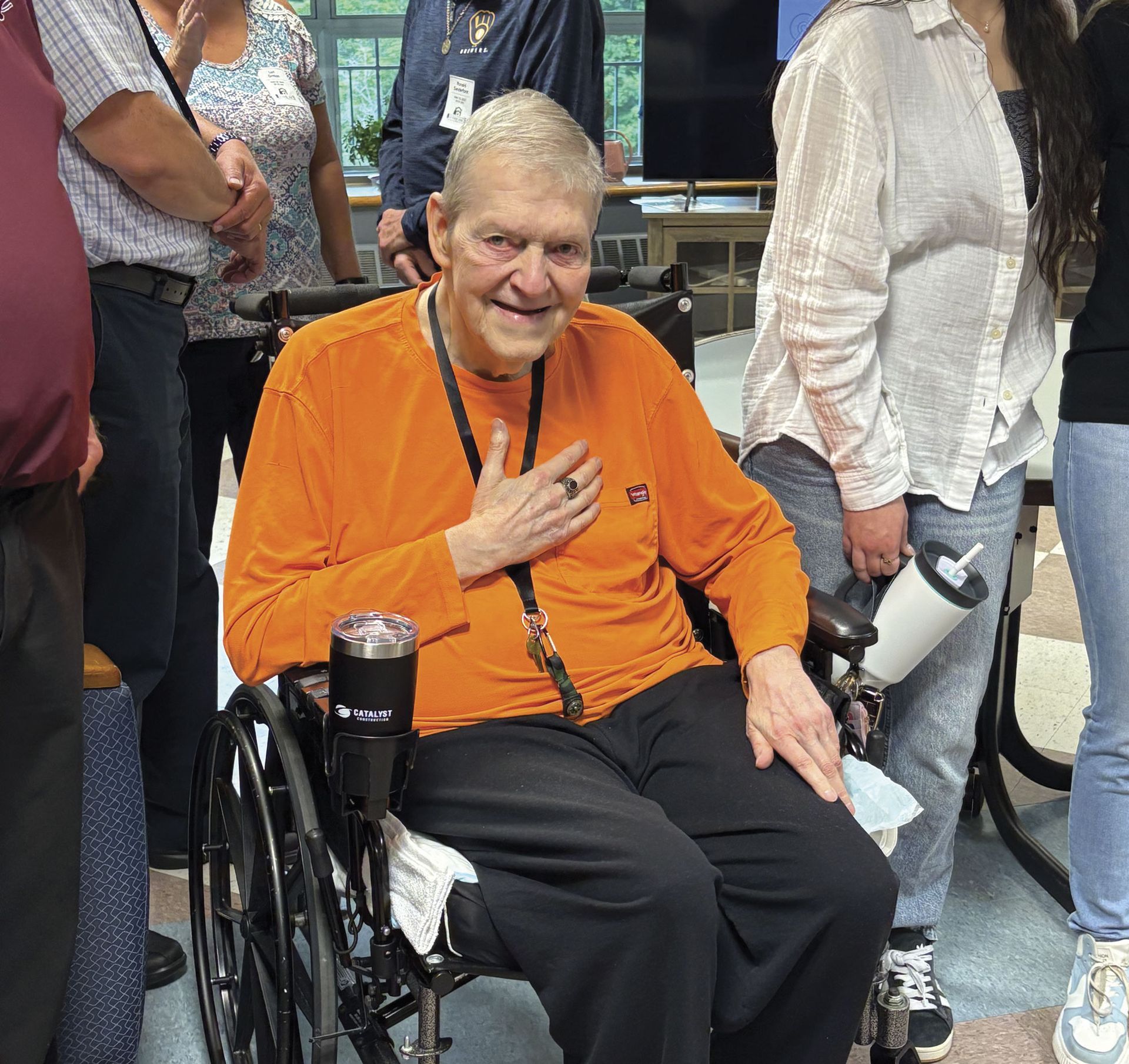 Jerry with his new class ring