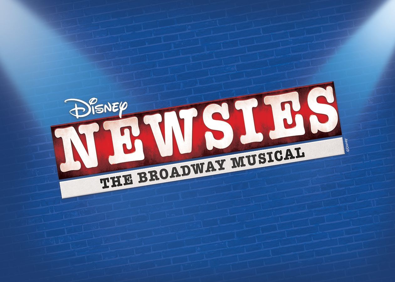 Logo for the musical Newsies