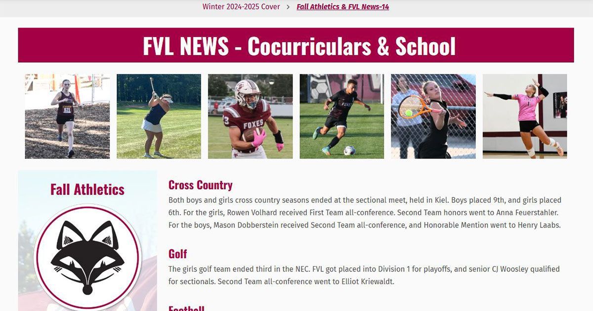 FVL Legacy - Winter 2024-25 - FVL News