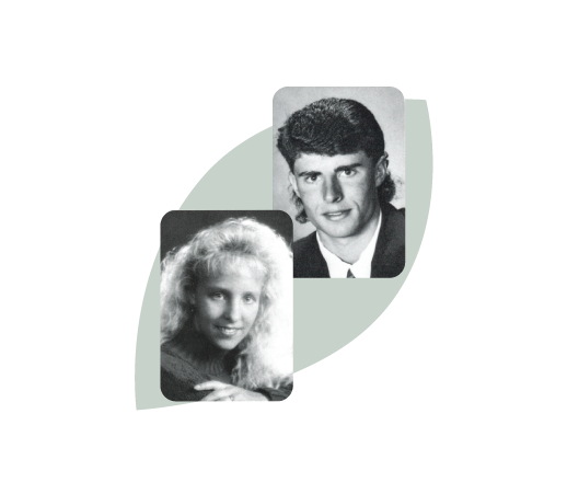 Senior pictures of Katie and Chad Wolfrath