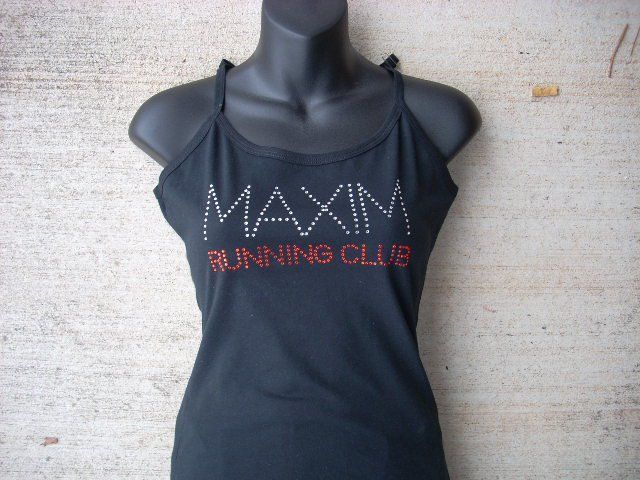 Black tank top on mannequin with 