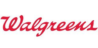 The walgreens logo is red and white on a white background.