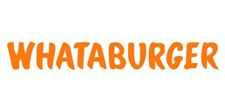 The logo for whataburger is orange on a white background.