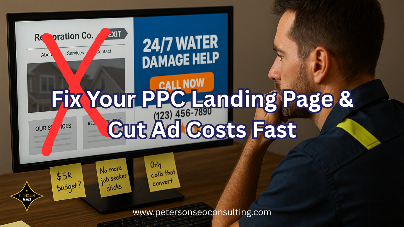 Landing‑Page Fixes That Halve PPC Costs
